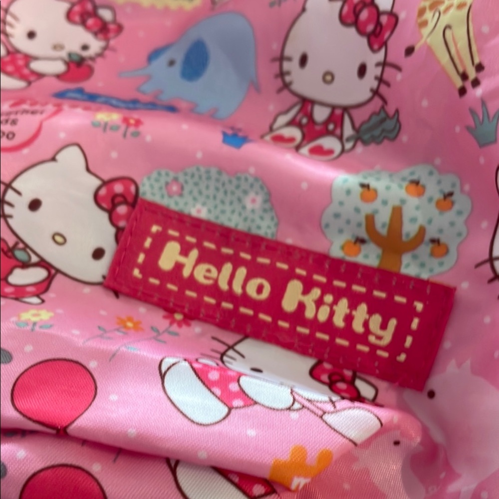 Hello Kitty Pink and Blue Patterned Backpack - Picture 13 of 16